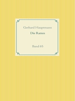 cover image of Die Ratten